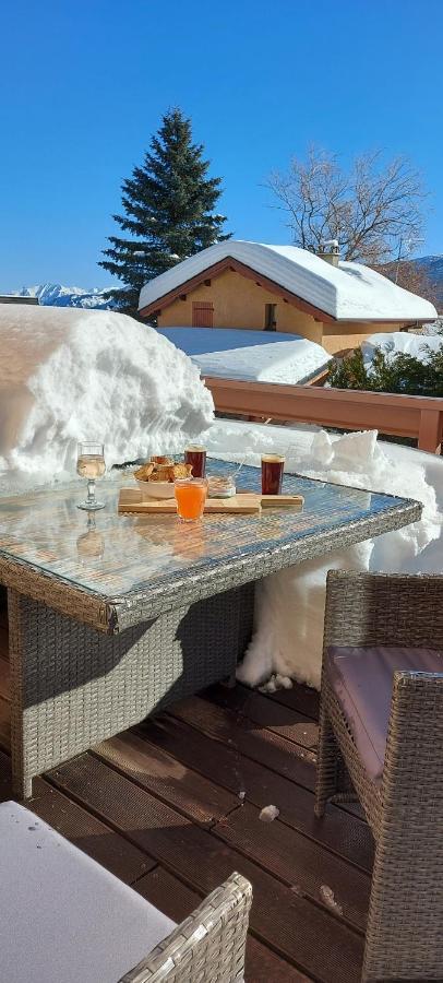 Residence Campredon - Decoration Typique - 25M2 De Terrasse Amenagee Plein Sud Avec Vue Panoramique - Internet - Jardin - Parking - Navette - Linge Et Menage En Options Payantes Font-Romeu-Odeillo-Via Εξωτερικό φωτογραφία