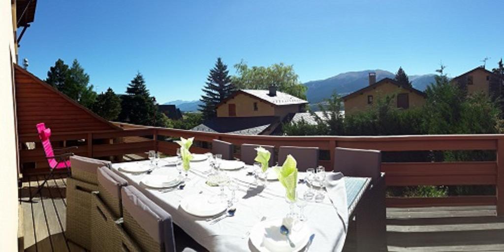 Residence Campredon - Decoration Typique - 25M2 De Terrasse Amenagee Plein Sud Avec Vue Panoramique - Internet - Jardin - Parking - Navette - Linge Et Menage En Options Payantes Font-Romeu-Odeillo-Via Εξωτερικό φωτογραφία